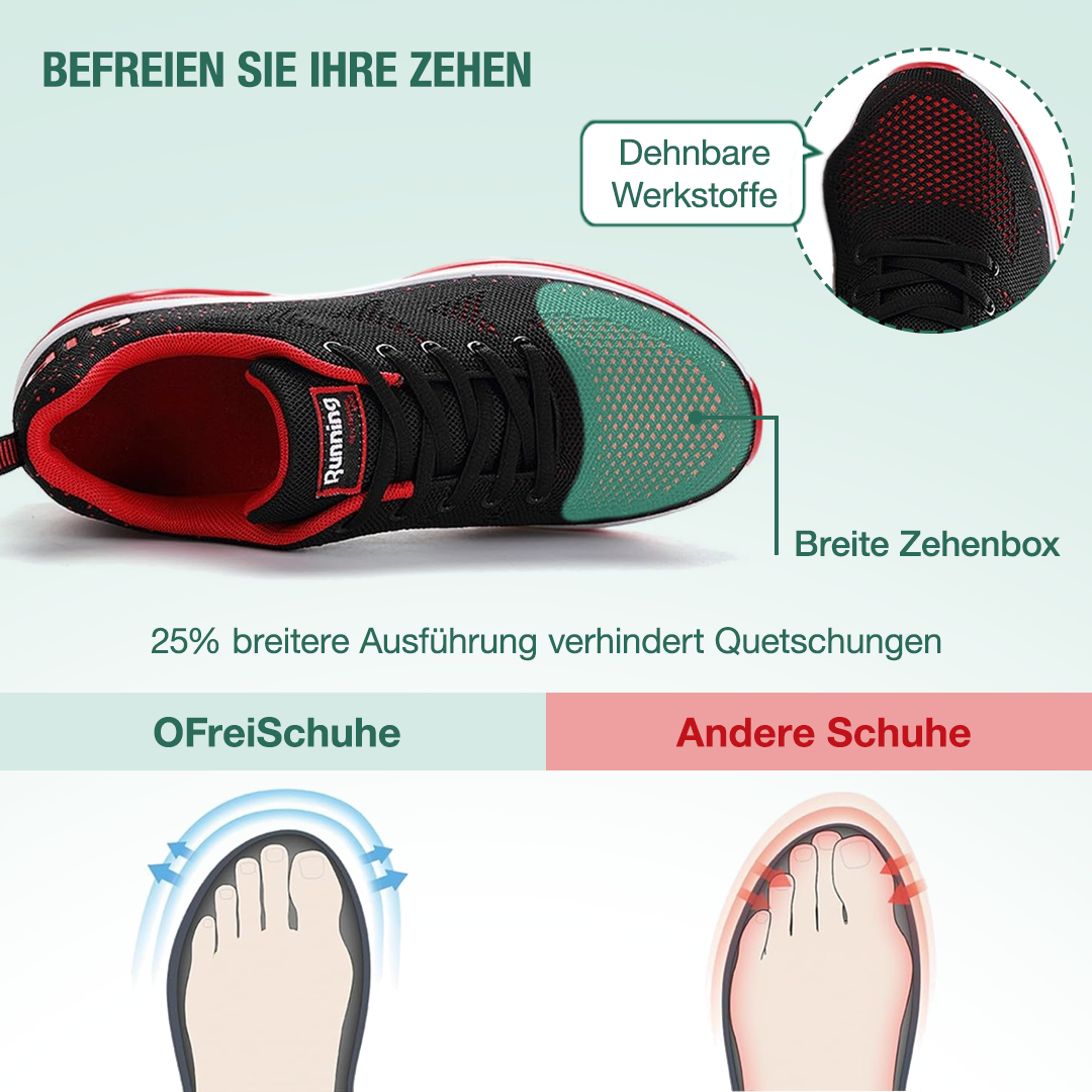 FederGang Orthopädische Schuhe - Rot