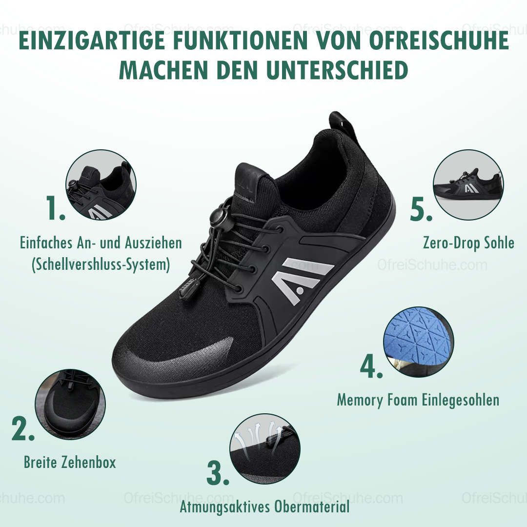 Mornix Freihändig Barfußschuhe Mesh