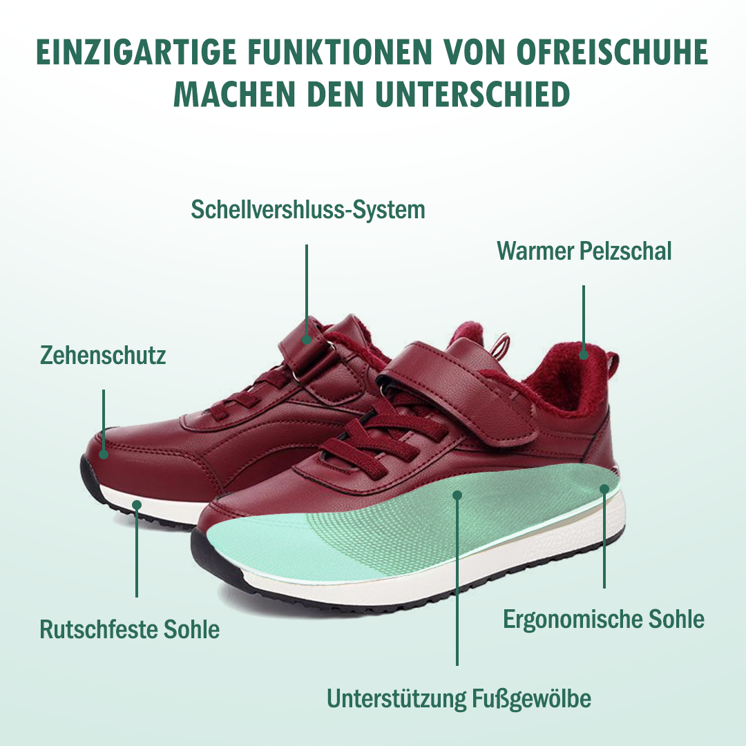 Vildora Orthopädische Winterschuhe Leder