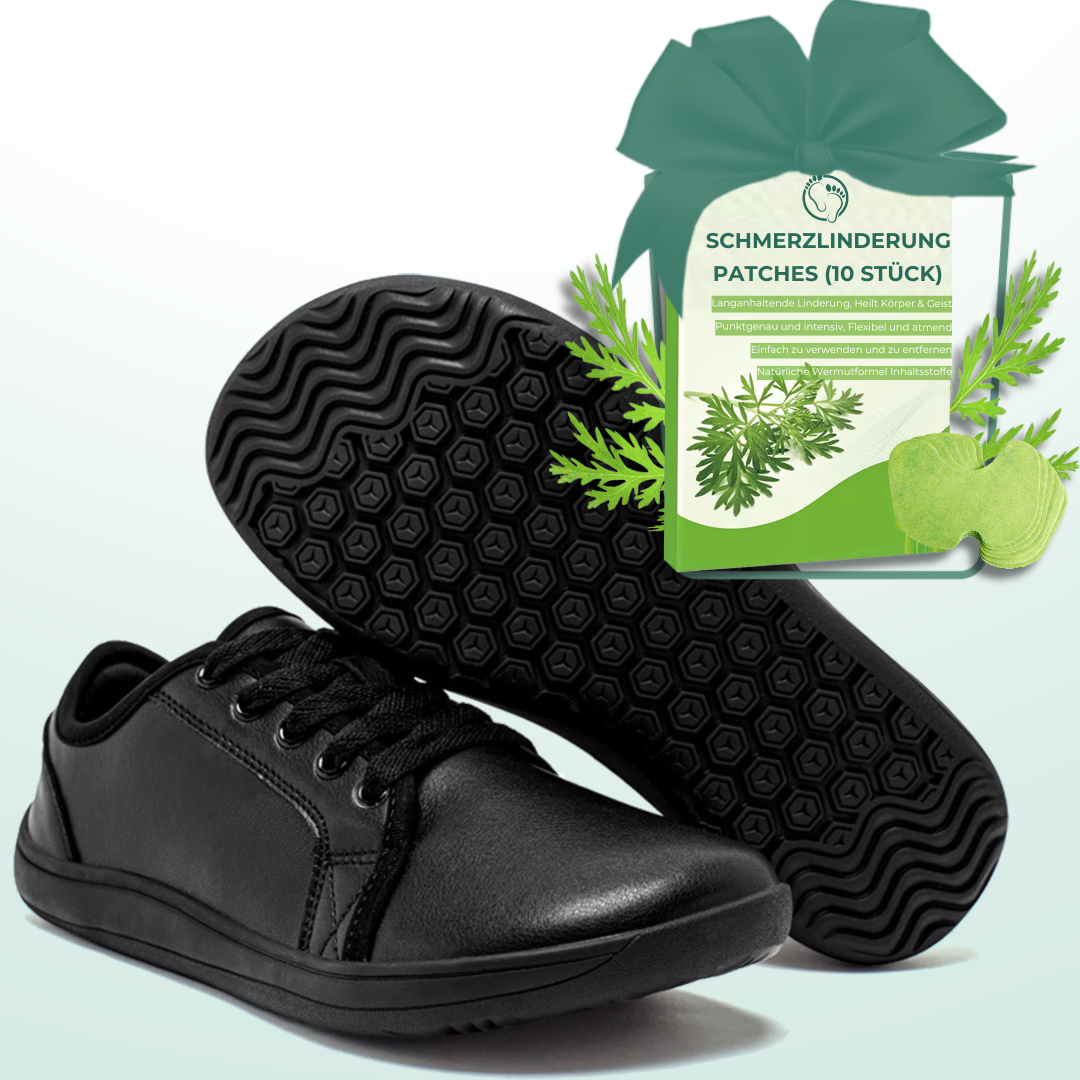 Lorry Vamp Barfußschuhe Leder - Barfuß-Balance und Kräuter-Power