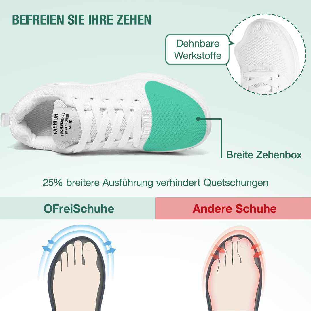 SanoWalk Orthopädische Schuhe - Weiß