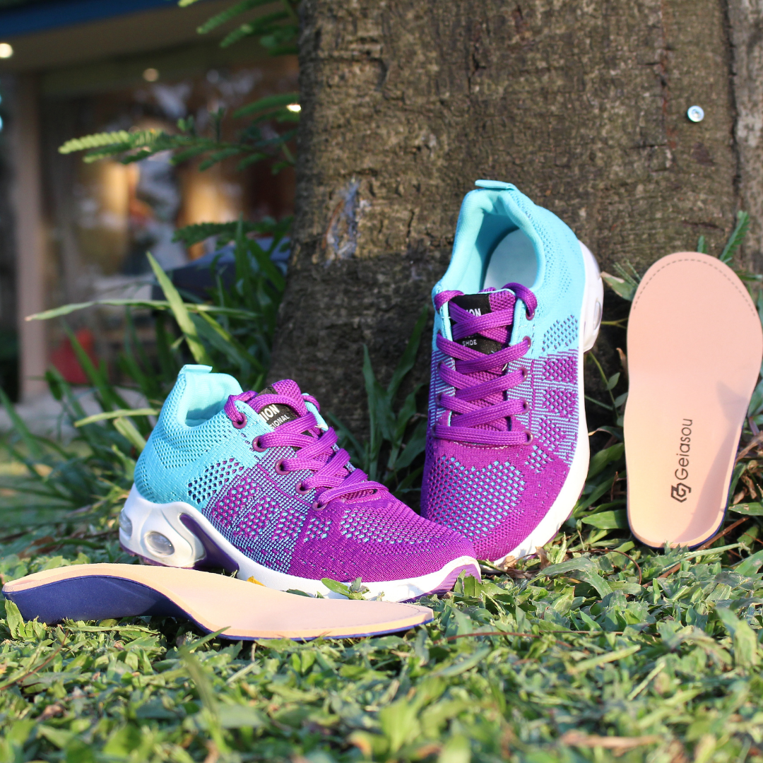 Geiasou Ergonomisch Orthopädische Einlegesohlen für Alle Schuhe