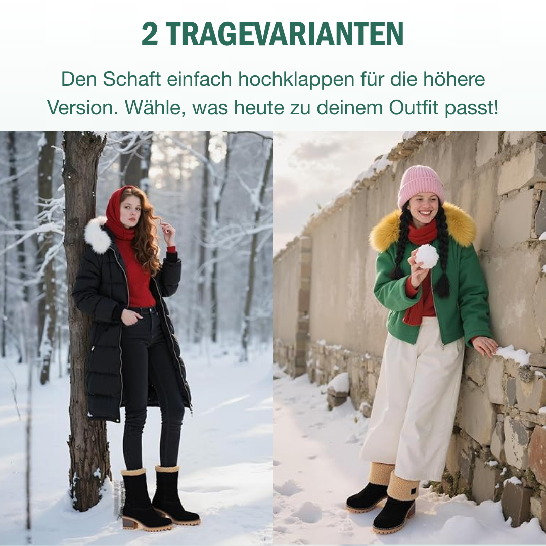 Almira Winter Stiefelette mit Absatz & 2in1 Design