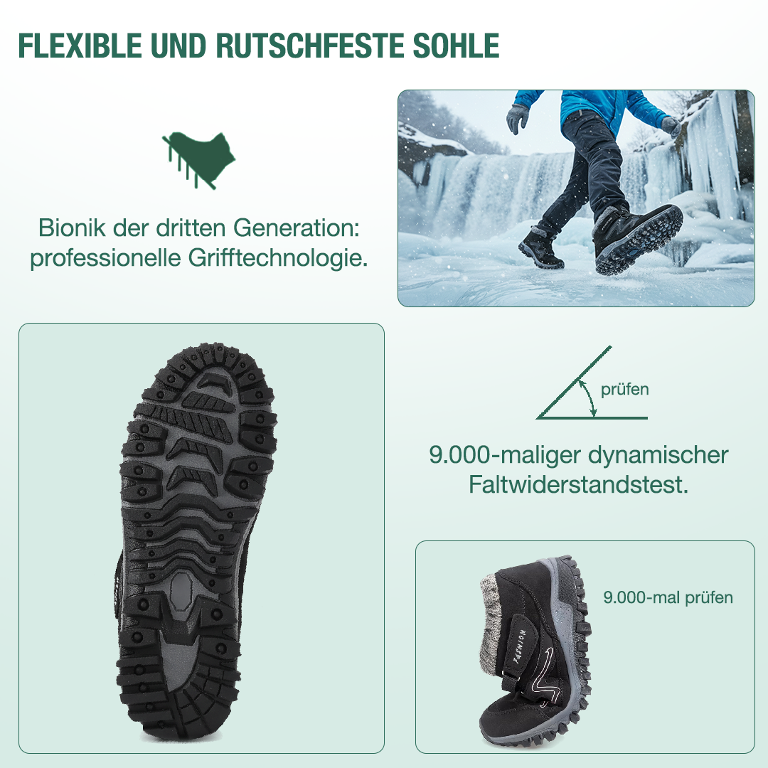Solvema Orthopädische Winterschuhe - Schwarz