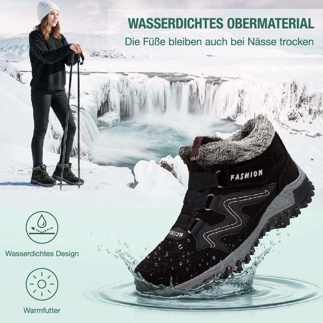 Solvema Orthopädische Winterschuhe - Schwarz