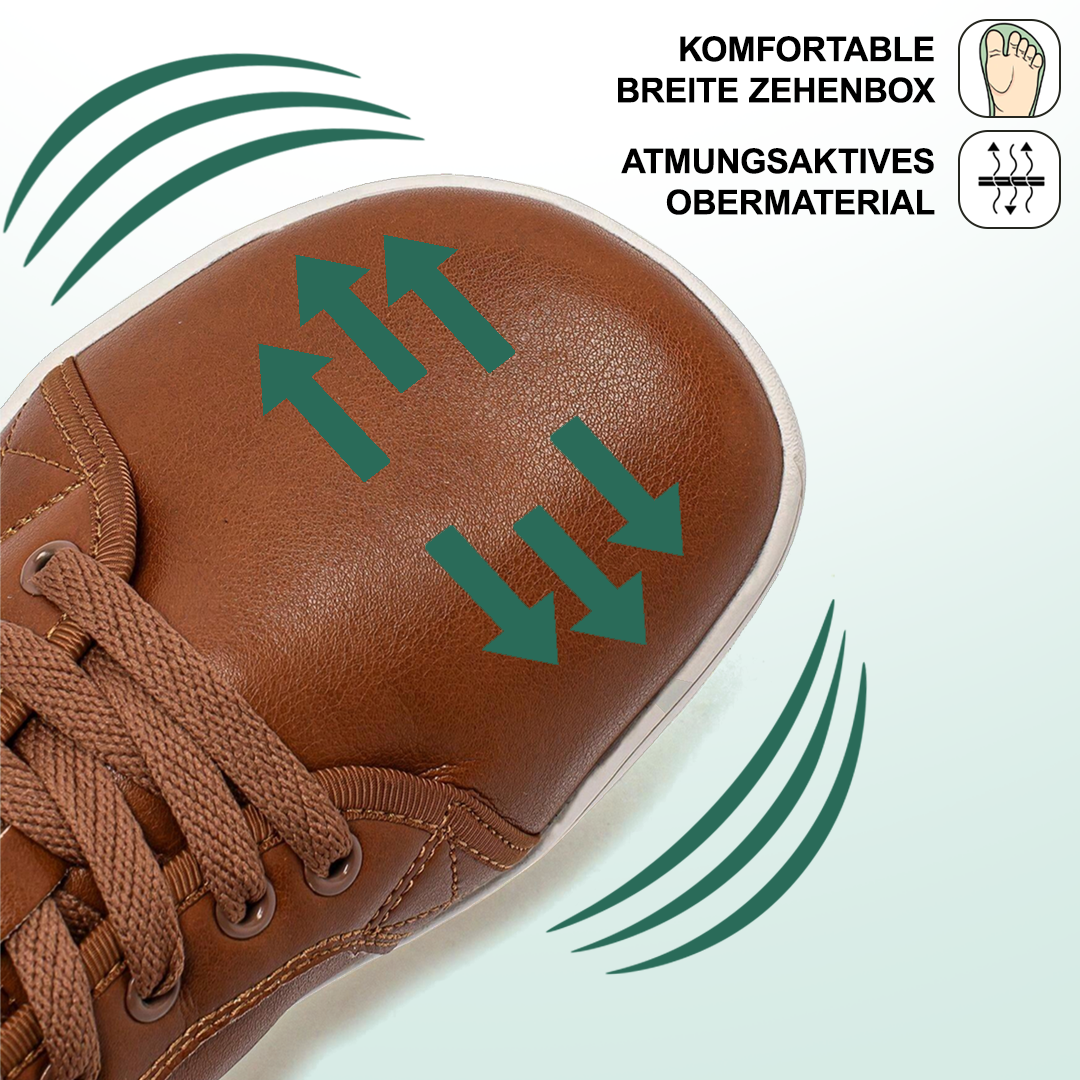 Lorry Vamp Barfußschuhe Leder - Bequem und Entspannt Von Kopf bis Fuß