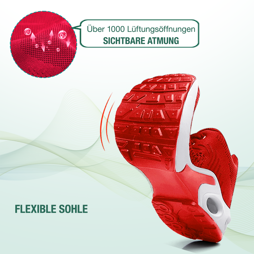 Friedensfuß Orthopädische Schuhe - Rot