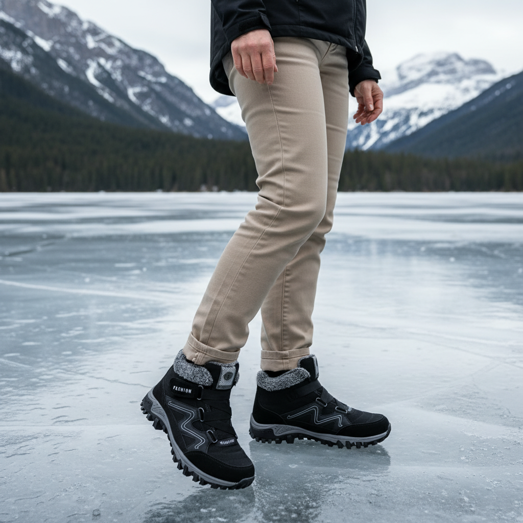 Solvema Orthopädische Winterschuhe - Schwarz